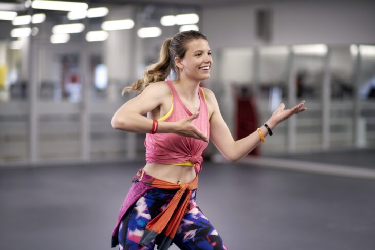 Woman dancing Zumba at ACTIV FITNESS